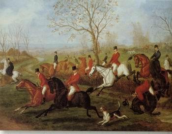 Classical hunting fox, Equestrian and Beautiful Horses, 074., unknow artist